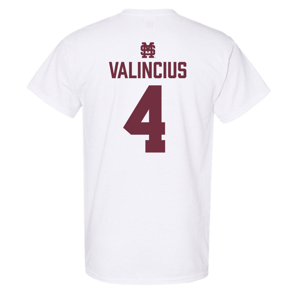 Mississippi State - NCAA Baseball : Tomas Valincius - Classic Shersey T-Shirt-1