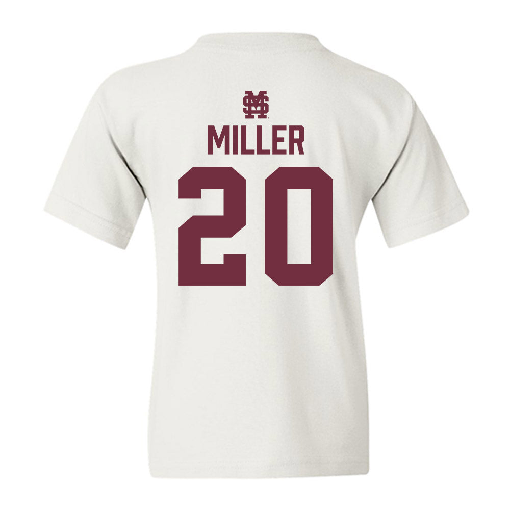 Mississippi State - NCAA Baseball : Maddox Miller - Classic Shersey Youth T-Shirt-1