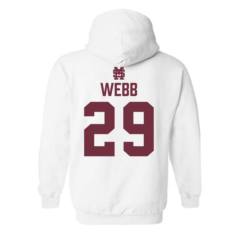 Mississippi State - NCAA Baseball : Maddox Webb - Classic Shersey Hooded Sweatshirt-1