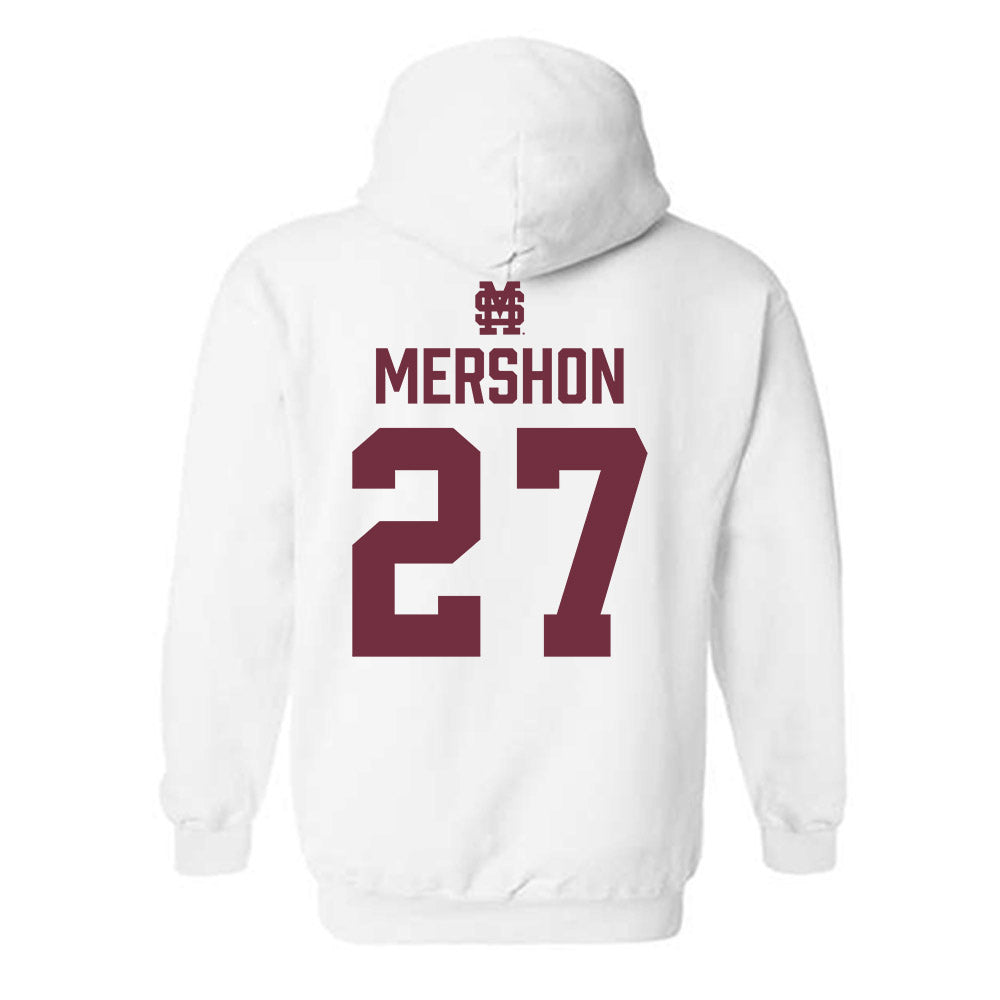 Mississippi State - NCAA Baseball : Peter Mershon - Classic Shersey Hooded Sweatshirt-1
