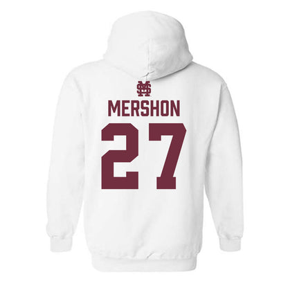 Mississippi State - NCAA Baseball : Peter Mershon - Classic Shersey Hooded Sweatshirt-1