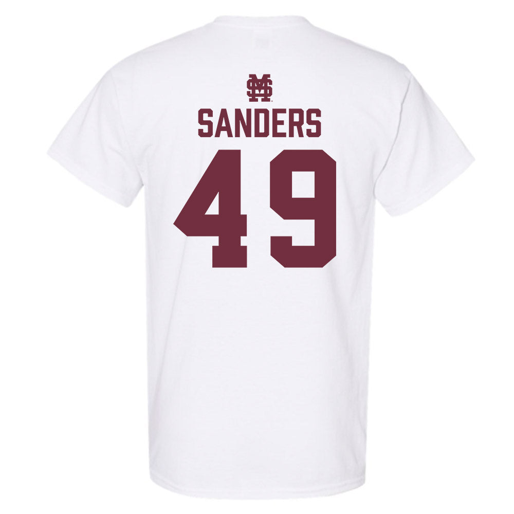 Mississippi State - NCAA Baseball : Gatlin Sanders - Classic Shersey T-Shirt-1