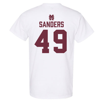 Mississippi State - NCAA Baseball : Gatlin Sanders - Classic Shersey T-Shirt-1