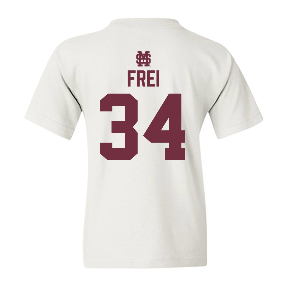Mississippi State - NCAA Baseball : Gehrig Frei - Classic Shersey Youth T-Shirt-1