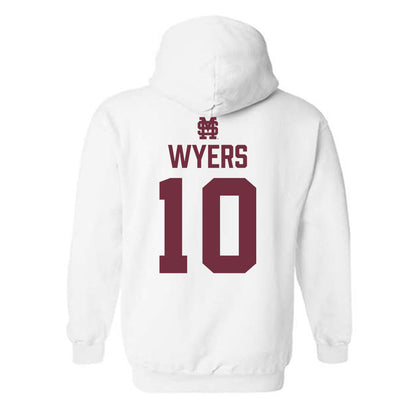 Mississippi State - NCAA Baseball : Drew Wyers - Classic Shersey Hooded Sweatshirt-1