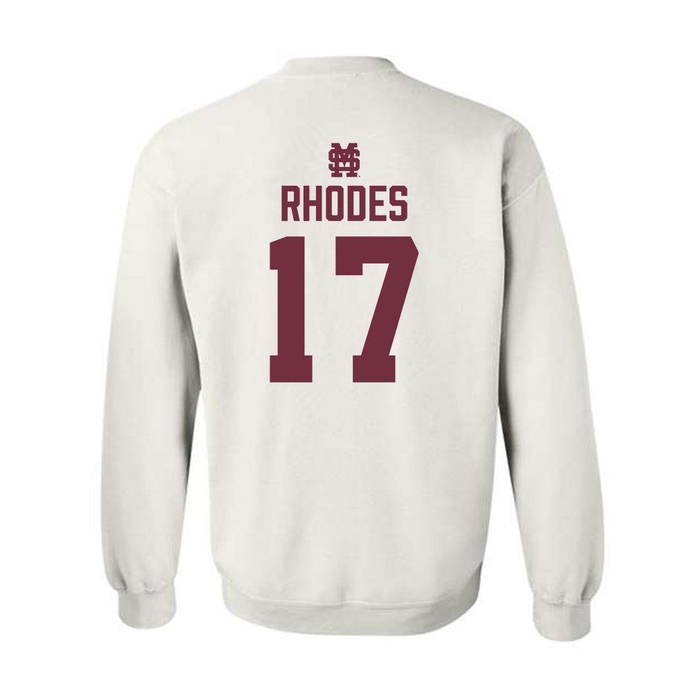 Mississippi State - NCAA Baseball : Parker Rhodes - Classic Shersey Crewneck Sweatshirt-1
