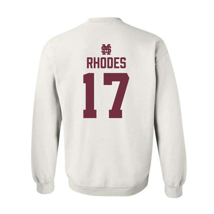 Mississippi State - NCAA Baseball : Parker Rhodes - Classic Shersey Crewneck Sweatshirt-1