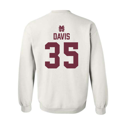 Mississippi State - NCAA Baseball : Ben Davis - Classic Shersey Crewneck Sweatshirt-1