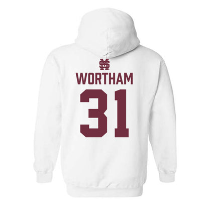 Mississippi State - NCAA Baseball : Charlie Wortham - Classic Shersey Hooded Sweatshirt-1