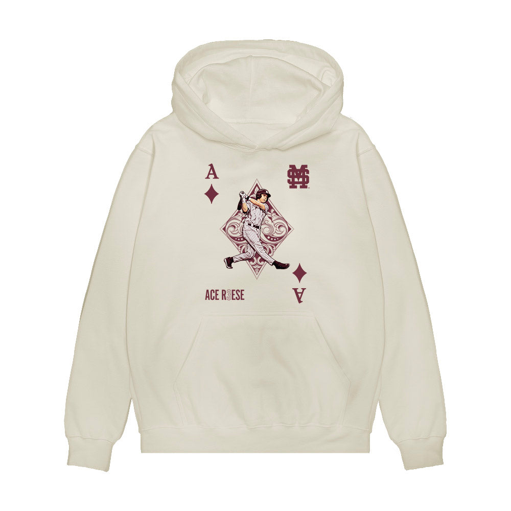 Mississippi State - NCAA Baseball : Ace Reese - Collage Premium Hooded Sweatshirt-0