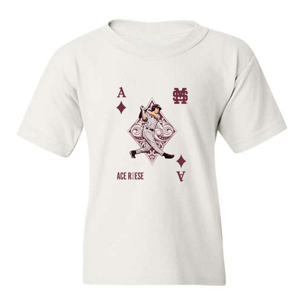 Mississippi State - NCAA Baseball : Ace Reese - Collage Youth T-Shirt-0