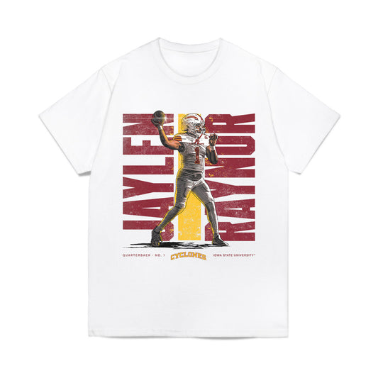 Iowa State - NCAA Football : Jaylen Raynor - Collage Comfort Colors T-Shirt-0