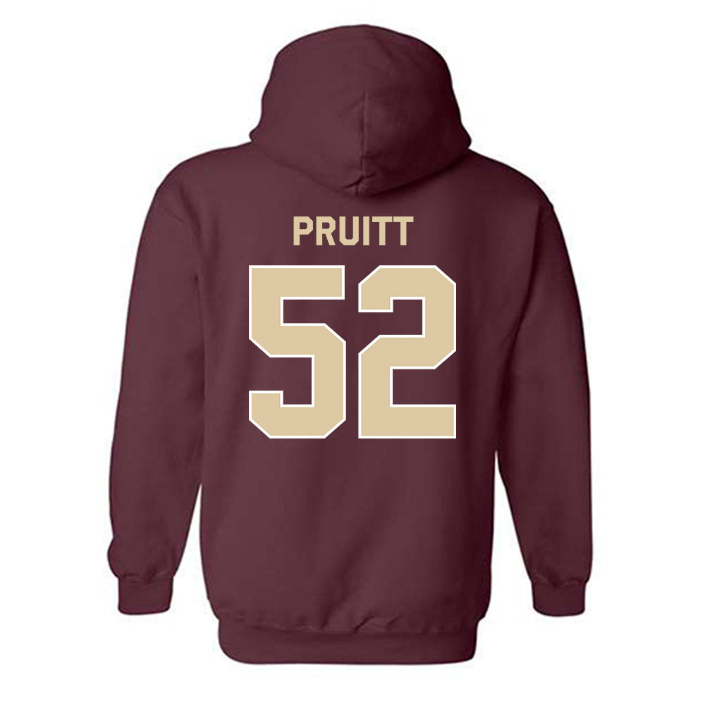 Boston College - NCAA Football : Judah Pruitt - Classic Shersey Hooded Sweatshirt-1