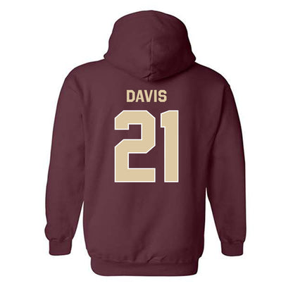 Boston College - NCAA Baseball : Champ Davis - Classic Shersey Hooded Sweatshirt-1