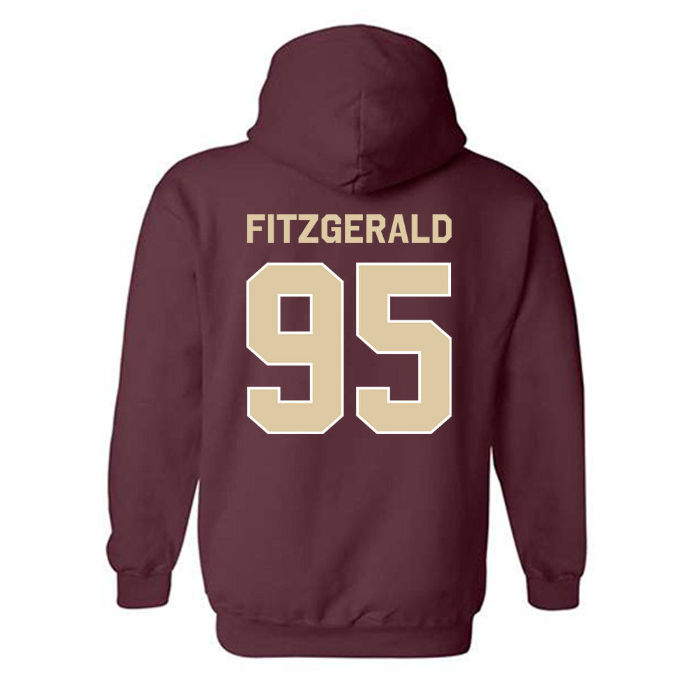 Boston College - NCAA Football : Mac Fitzgerald - Classic Shersey Hooded Sweatshirt-1