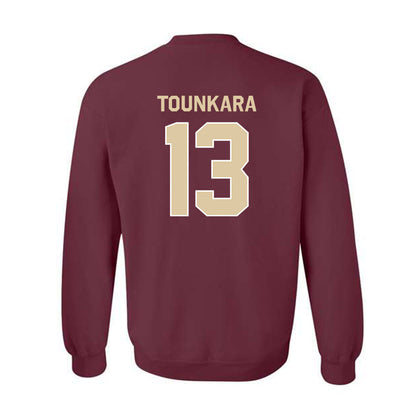 Boston College - NCAA Men's Basketball : Aly Tounkara - Classic Shersey Crewneck Sweatshirt-1
