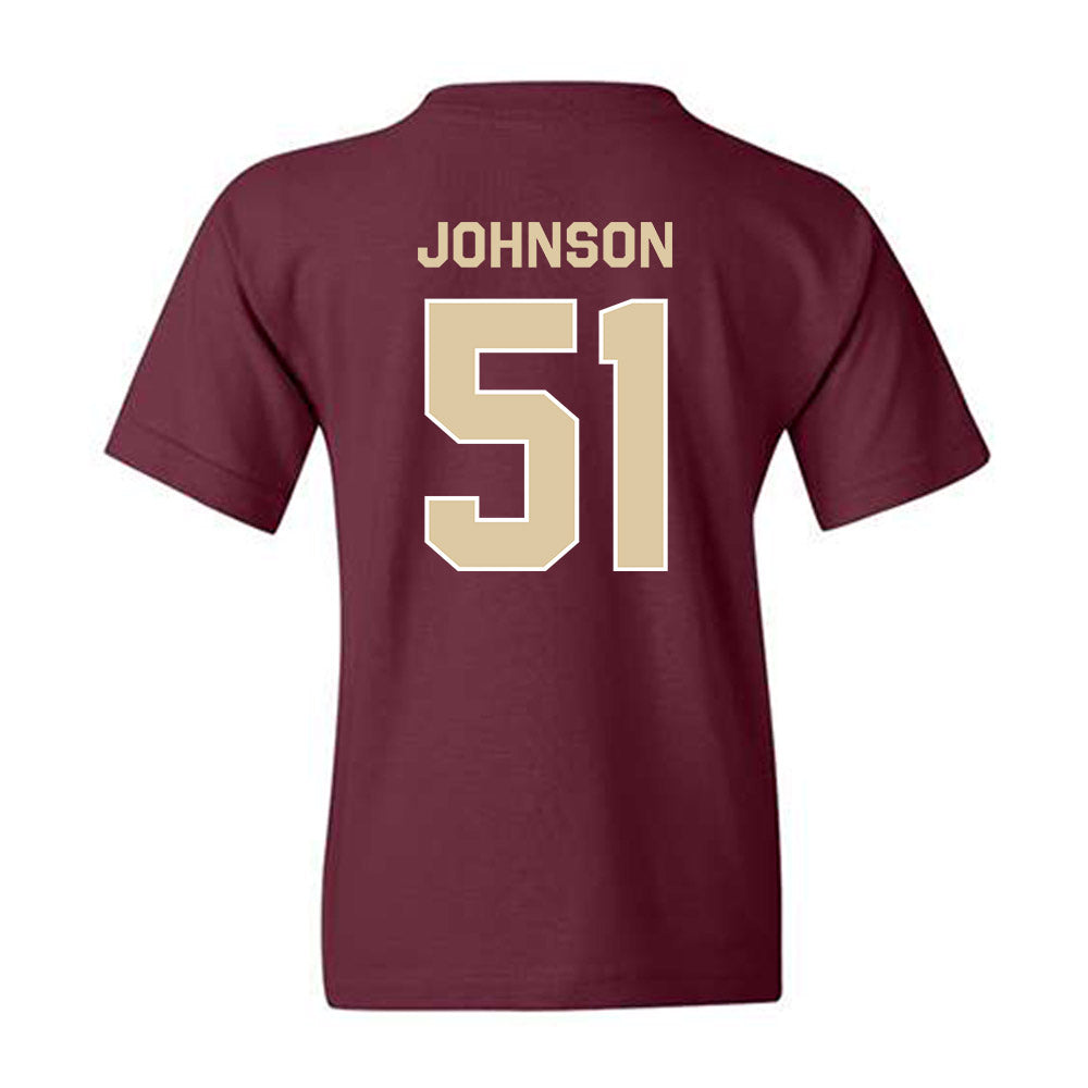 Boston College - NCAA Football : Amir Johnson - Classic Shersey Youth T-Shirt-1