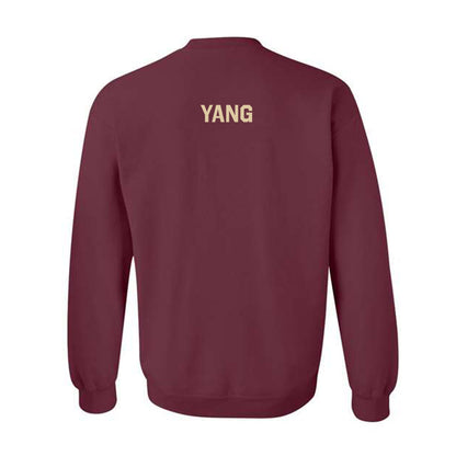 Boston College - NCAA Men's Fencing : Adam Yang - Classic Shersey Crewneck Sweatshirt-1