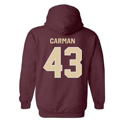 Boston College - NCAA Women's Basketball : Ally Carman - Classic Shersey Hooded Sweatshirt-1