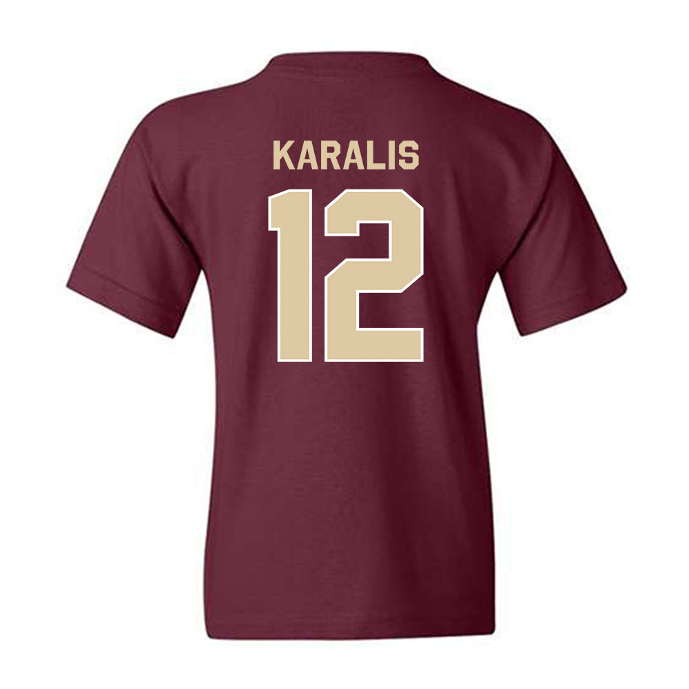Boston College - NCAA Men's Soccer : Alexi Karalis - Classic Shersey Youth T-Shirt-1