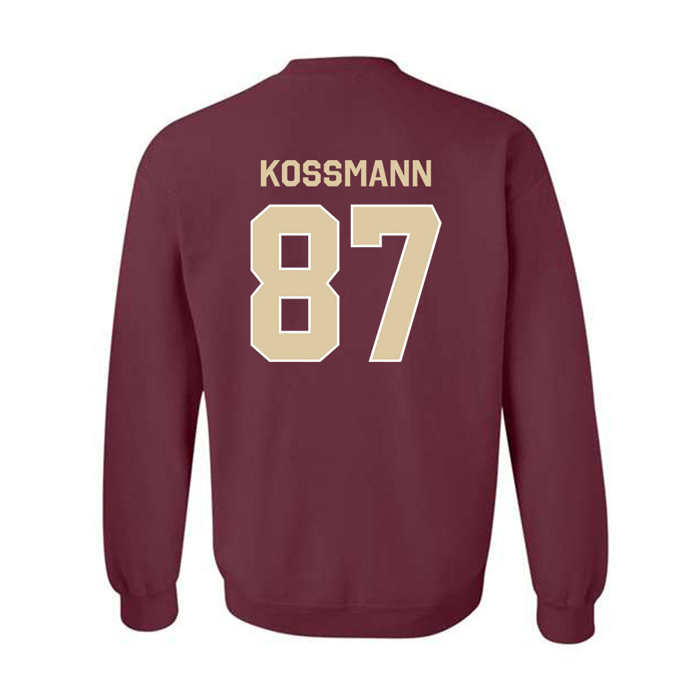 Boston College - NCAA Football : Cameron Kossmann - Classic Shersey Crewneck Sweatshirt-1