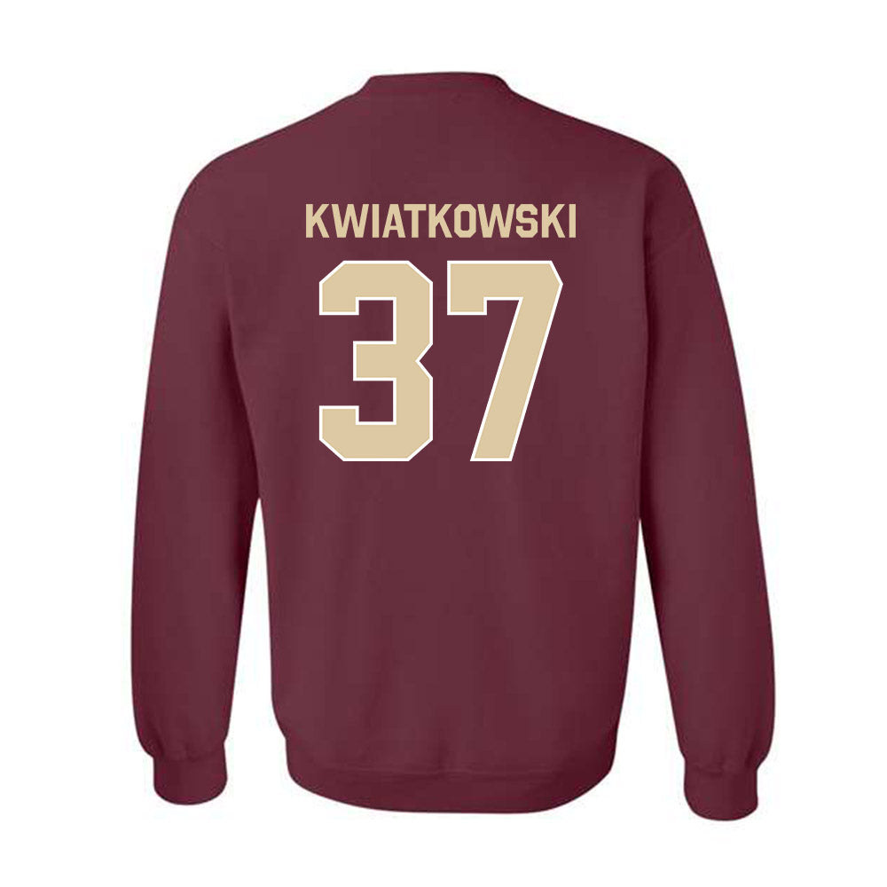 Boston College - NCAA Baseball : John Kwiatkowski - Classic Shersey Crewneck Sweatshirt-1
