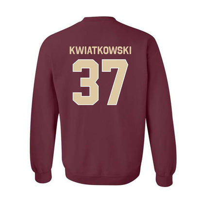 Boston College - NCAA Baseball : John Kwiatkowski - Classic Shersey Crewneck Sweatshirt-1