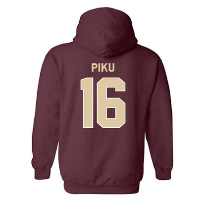 Boston College - NCAA Women's Ice Hockey : Tricia Piku - Classic Shersey Hooded Sweatshirt-1