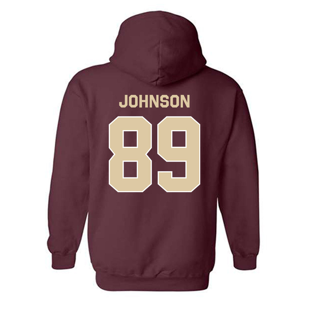 Boston College - NCAA Football : DJ Johnson - Classic Shersey Hooded Sweatshirt-1