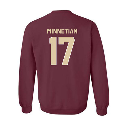 Boston College - NCAA Men's Ice Hockey : Aram Minnetian - Classic Shersey Crewneck Sweatshirt-1