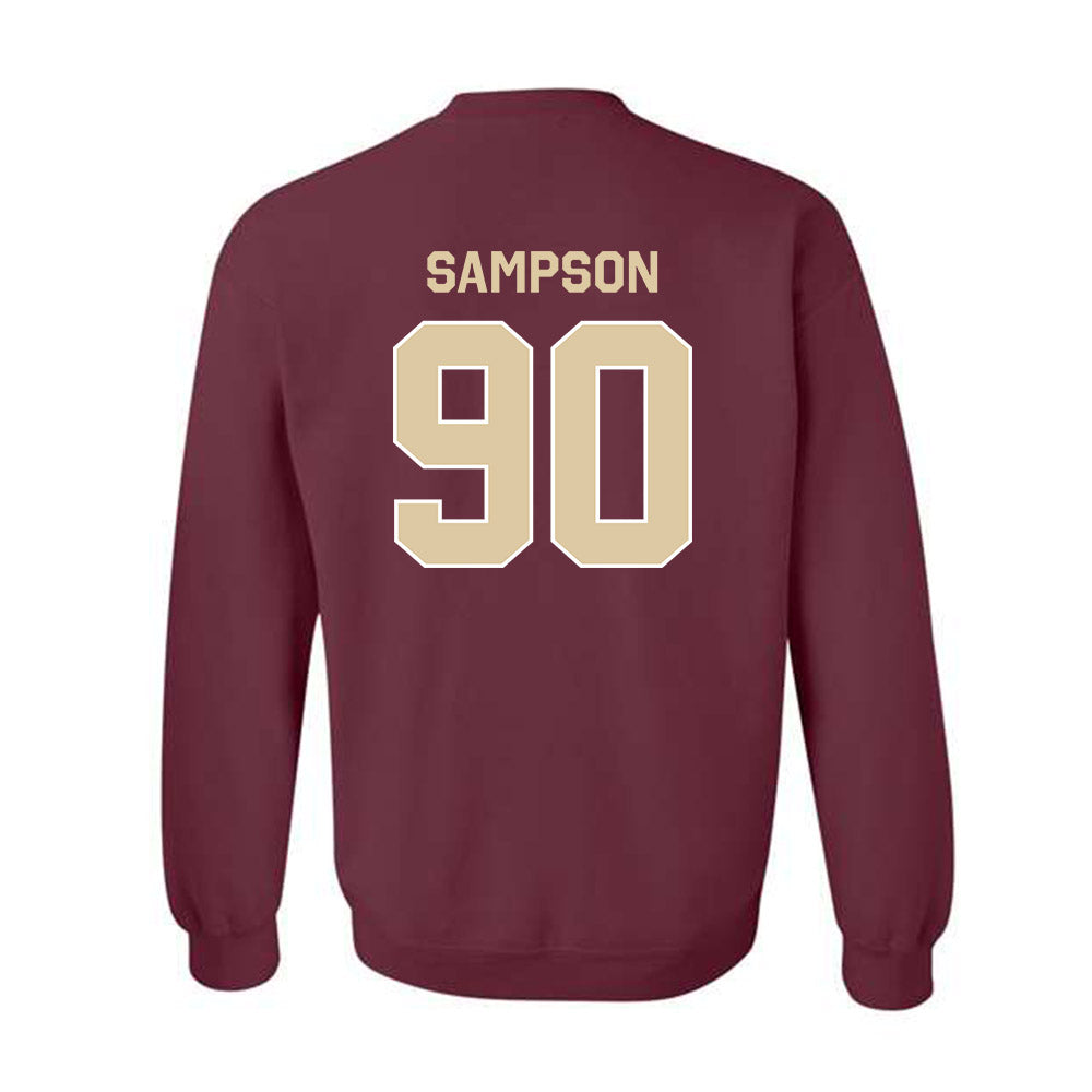 Boston College - NCAA Football : KJ Sampson - Classic Shersey Crewneck Sweatshirt-1