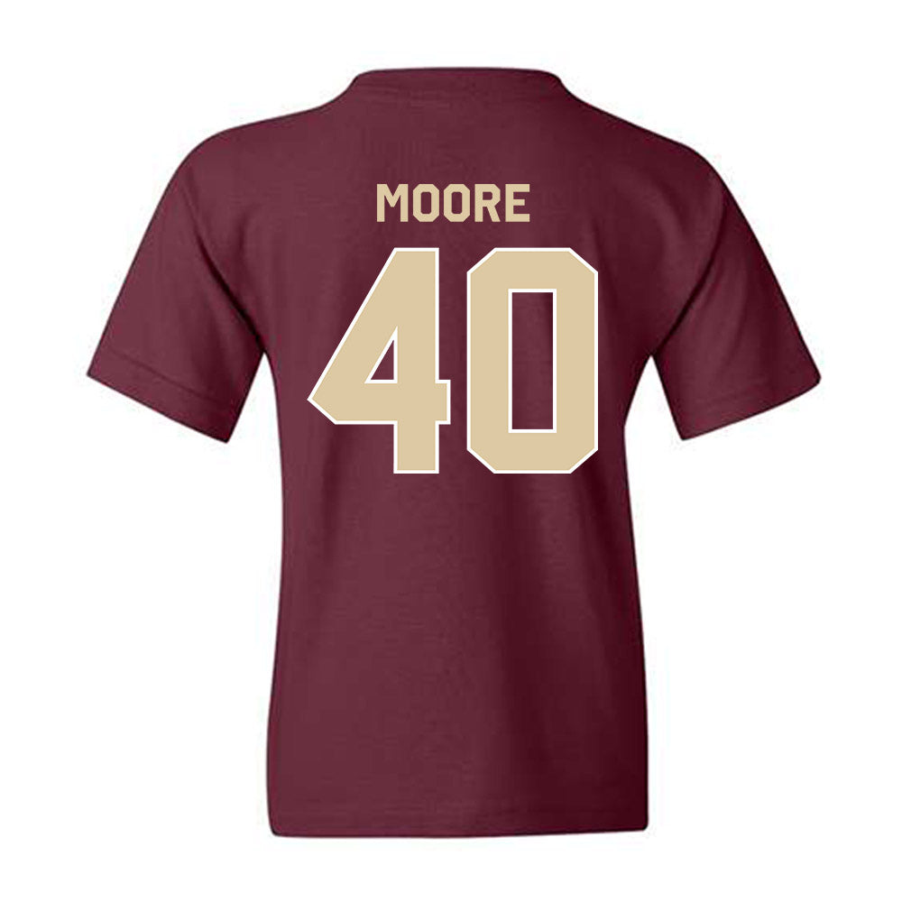 Boston College - NCAA Men's Ice Hockey : William Moore - Classic Shersey Youth T-Shirt-1