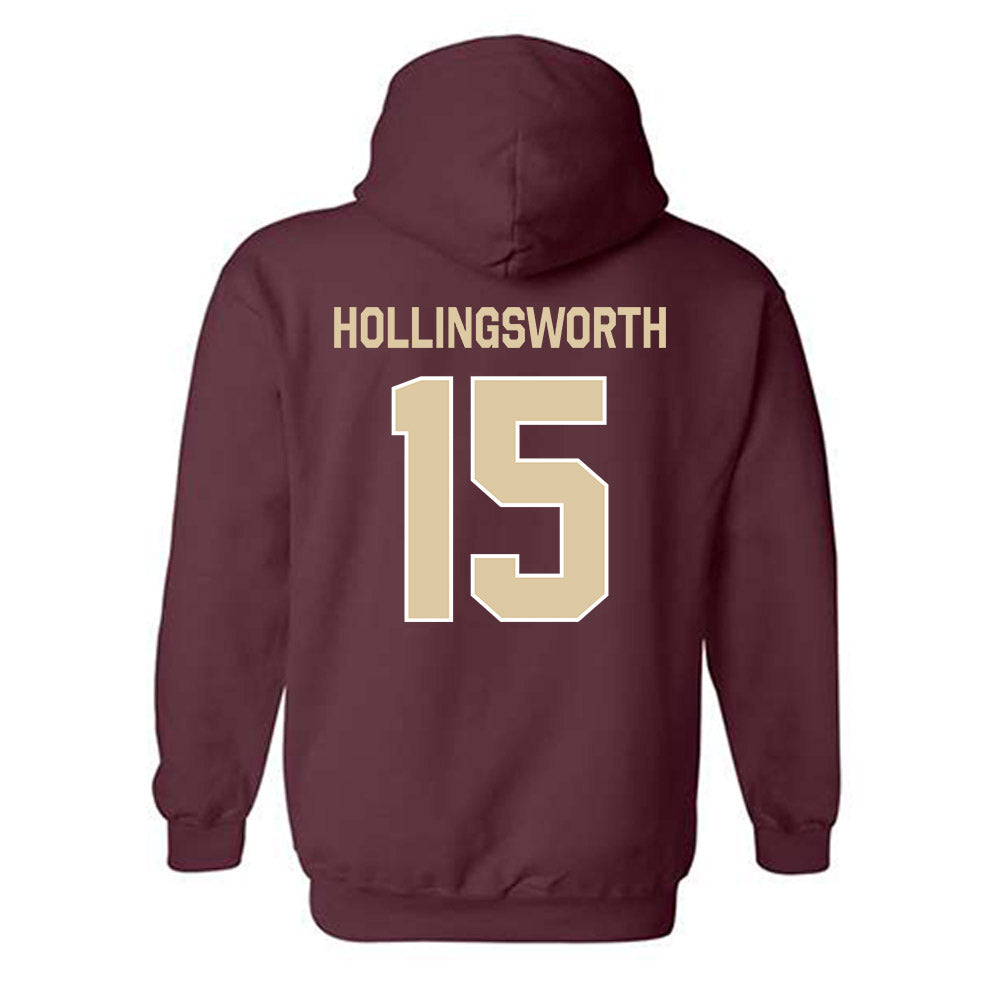 Boston College - NCAA Women's Basketball : Megan Hollingsworth - Classic Shersey Hooded Sweatshirt-1