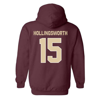Boston College - NCAA Women's Basketball : Megan Hollingsworth - Classic Shersey Hooded Sweatshirt-1