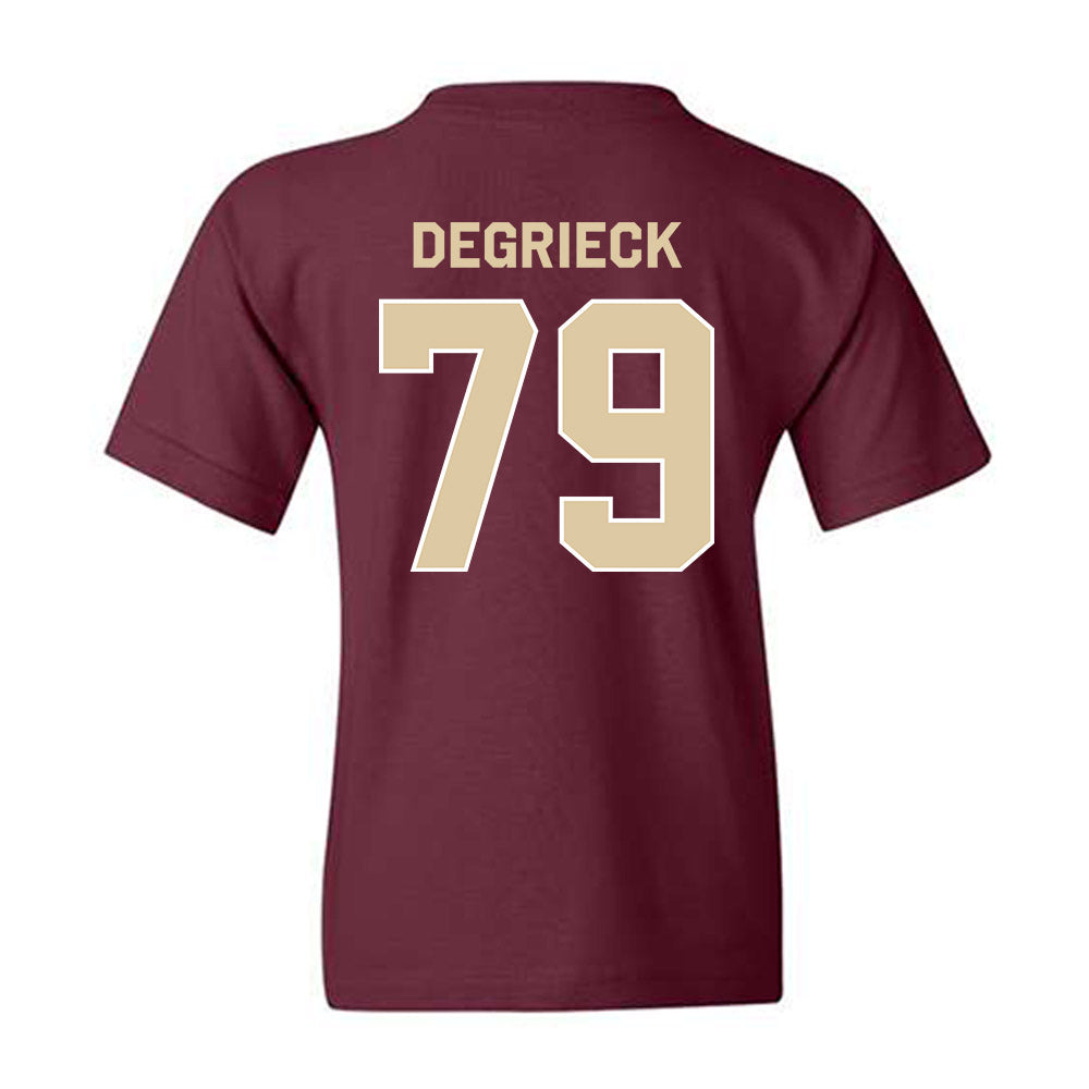 Boston College - NCAA Football : Alex Degrieck - Classic Shersey Youth T-Shirt-1