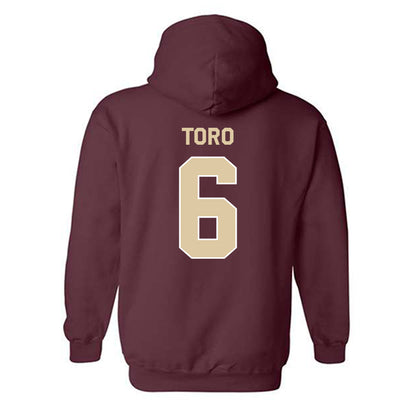 Boston College - NCAA Men's Soccer : Bryan Toro - Classic Shersey Hooded Sweatshirt-1