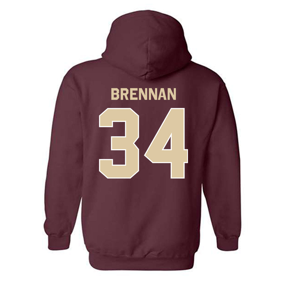 Boston College - NCAA Football : Duke Brennan - Classic Shersey Hooded Sweatshirt-1