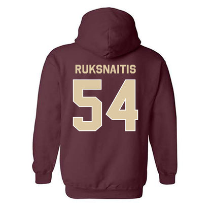 Boston College - NCAA Football : Dean Ruksnaitis - Classic Shersey Hooded Sweatshirt-1