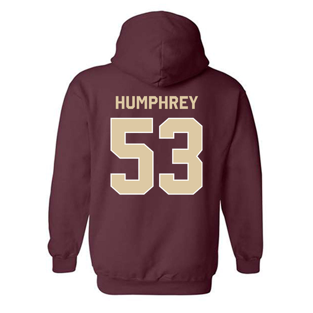 Boston College - NCAA Football : Tre Humphrey - Classic Shersey Hooded Sweatshirt-1