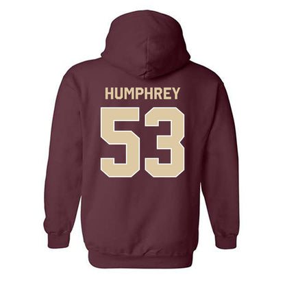 Boston College - NCAA Football : Tre Humphrey - Classic Shersey Hooded Sweatshirt-1