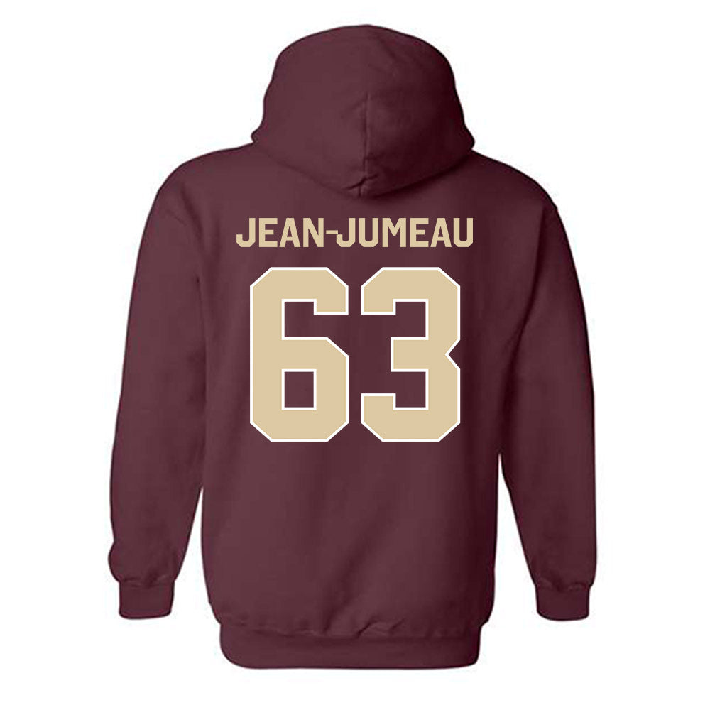 Boston College - NCAA Football : Veguer Jean-Jumeau - Classic Shersey Hooded Sweatshirt-1