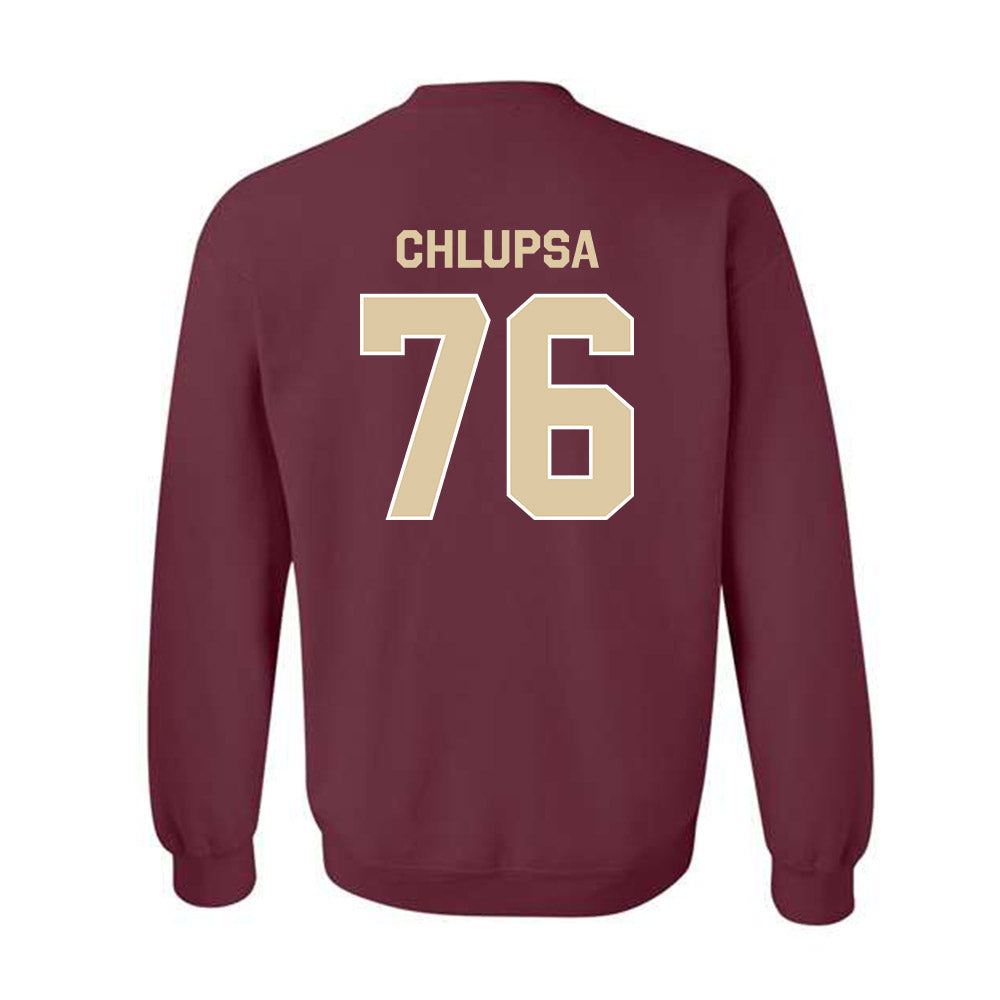 Boston College - NCAA Football : Tanner Chlupsa - Classic Shersey Crewneck Sweatshirt-1