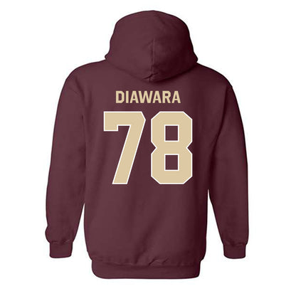Boston College - NCAA Football : Souleye Diawara - Classic Shersey Hooded Sweatshirt-1