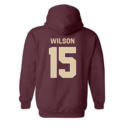 Boston College - NCAA Football : Grayson Wilson - Classic Shersey Hooded Sweatshirt-1