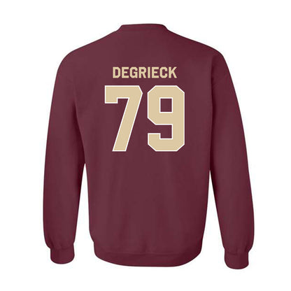 Boston College - NCAA Football : Alex Degrieck - Classic Shersey Crewneck Sweatshirt-1