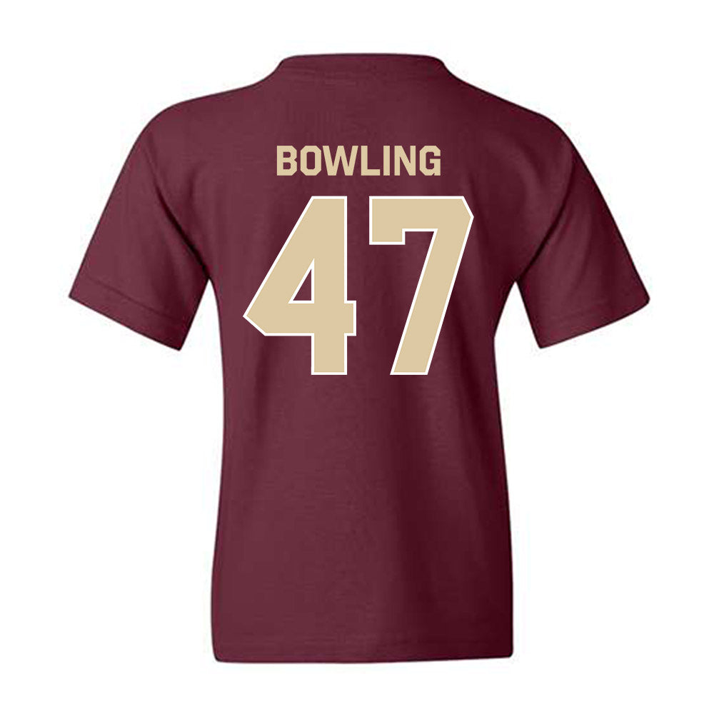 Boston College - NCAA Football : Caden Bowling - Classic Shersey Youth T-Shirt-1