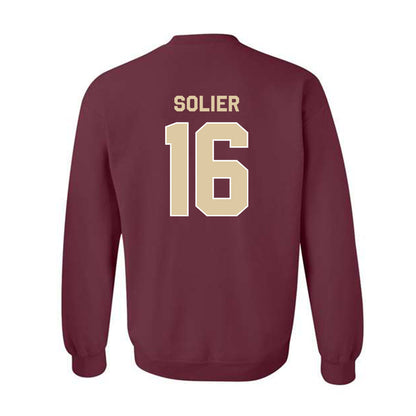 Boston College - NCAA Baseball : Julio Solier - Classic Shersey Crewneck Sweatshirt-1