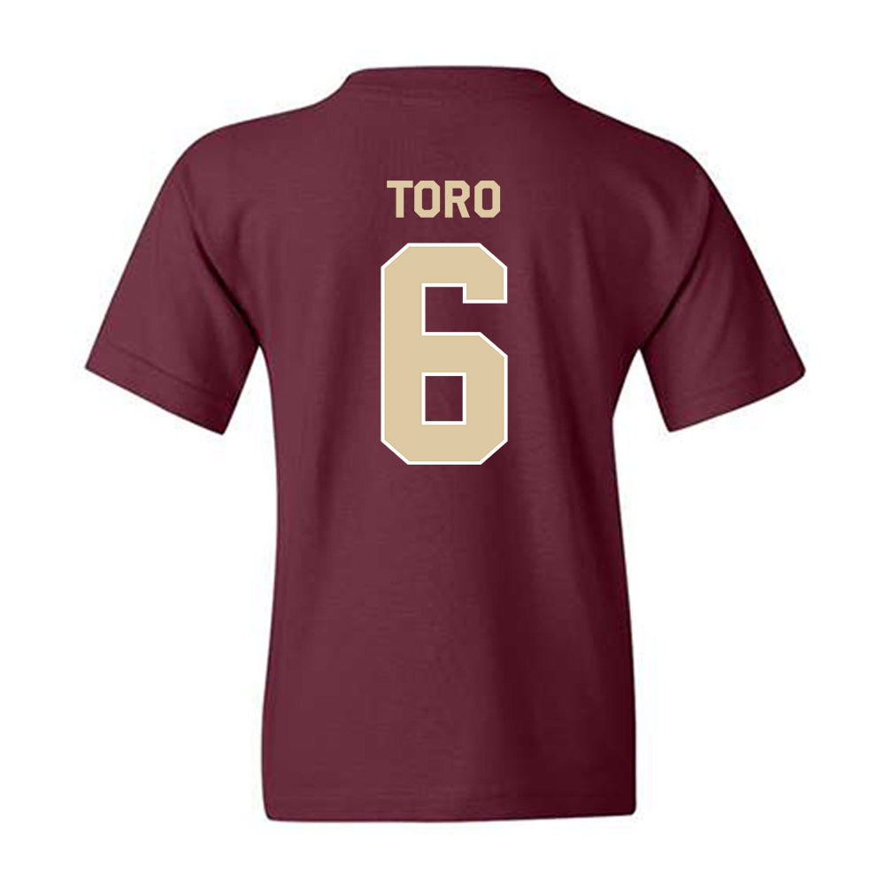 Boston College - NCAA Men's Soccer : Bryan Toro - Classic Shersey Youth T-Shirt-1