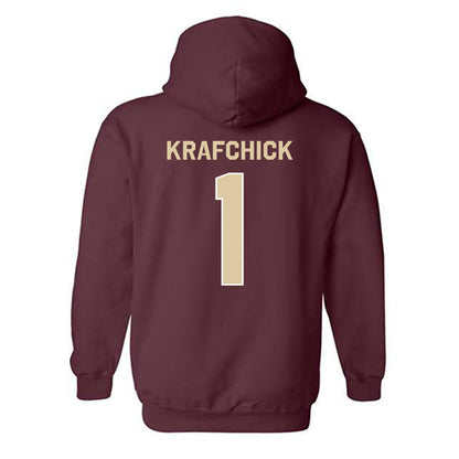 Boston College - NCAA Women's Lacrosse : Jordyn Krafchick - Classic Shersey Hooded Sweatshirt-1