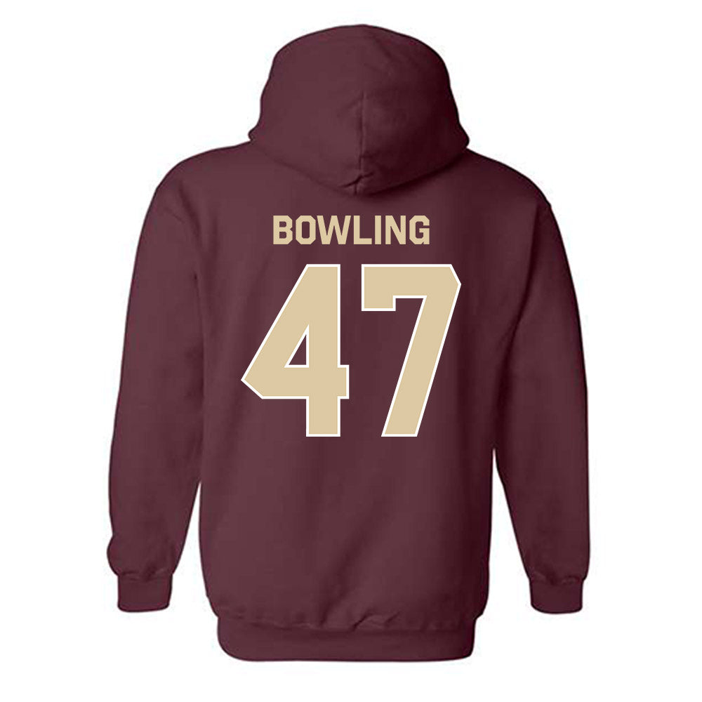 Boston College - NCAA Football : Caden Bowling - Classic Shersey Hooded Sweatshirt-1